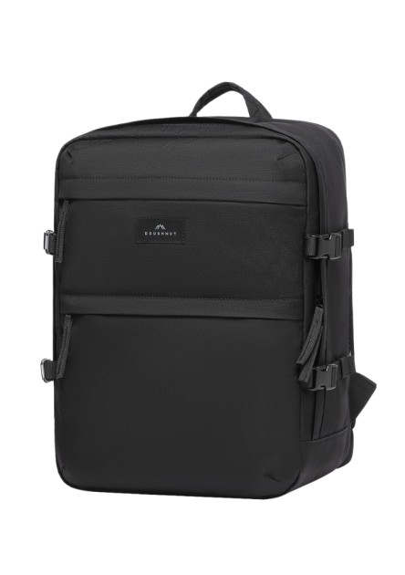 Plecak kabinowy Doughnut Flayer 25L 40x30x20 &ndash; kolor Black, widok pod kątem