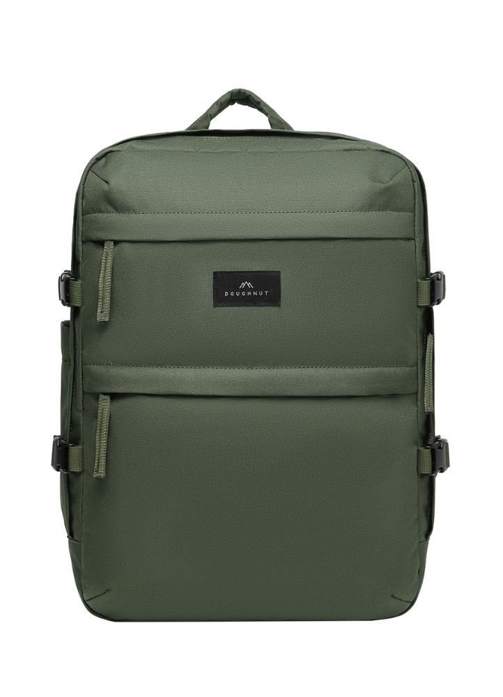 Plecak kabinowy Doughnut Flayer 25L 40x30x20 &ndash; kolor Olive, widok z przodu