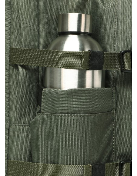 Plecak kabinowy Doughnut Flayer 25L 40x30x20 &ndash; kolor Olive, kieszeń na butelkę
