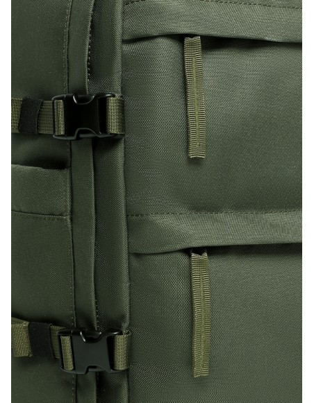 Plecak kabinowy Doughnut Flayer 25L 40x30x20 &ndash; kolor Olive, boczna klamra i pasek
