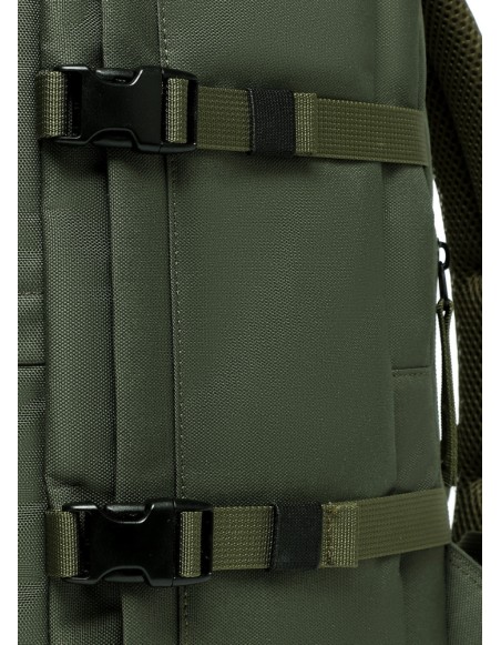 Plecak kabinowy Doughnut Flayer 25L 40x30x20 &ndash; kolor Olive, boczne paski i klamry