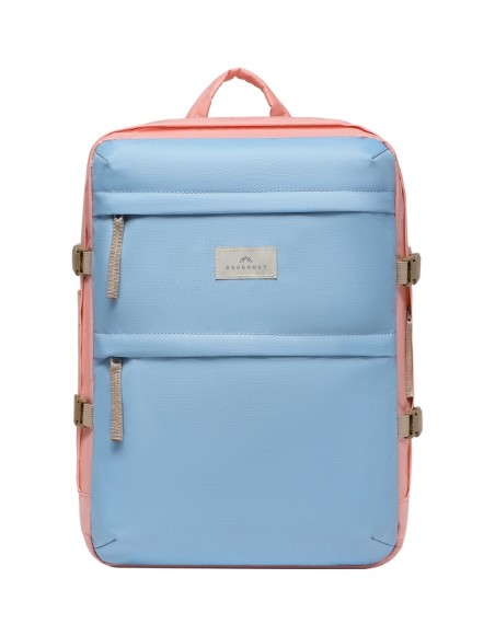 Plecak kabinowy Doughnut Flayer 25L 40x30x20 &ndash; kolor Light Blue x Pink, widok z przodu
