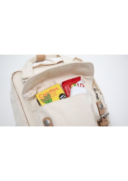 Plecak Doughnut Macaroon Mini Organic Cotton Series Beige 7L
