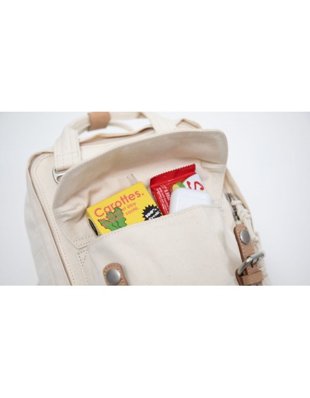 Plecak Doughnut Macaroon Mini Organic Cotton Series Beige 7L