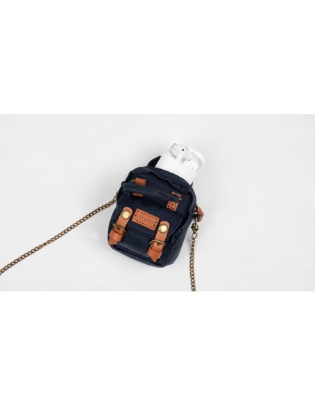 Torebka Doughnut Macaroon Petite Earth Tone Series Washed Denim 0,35L
