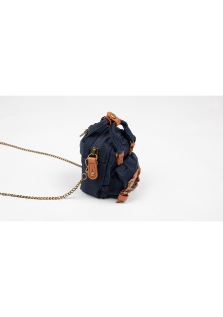 Torebka Doughnut Macaroon Petite Earth Tone Series Washed Denim 0,35L