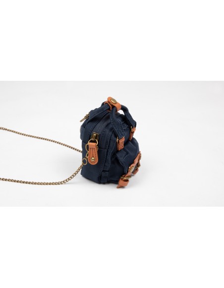 Torebka Doughnut Macaroon Petite Earth Tone Series Washed Denim 0,35L