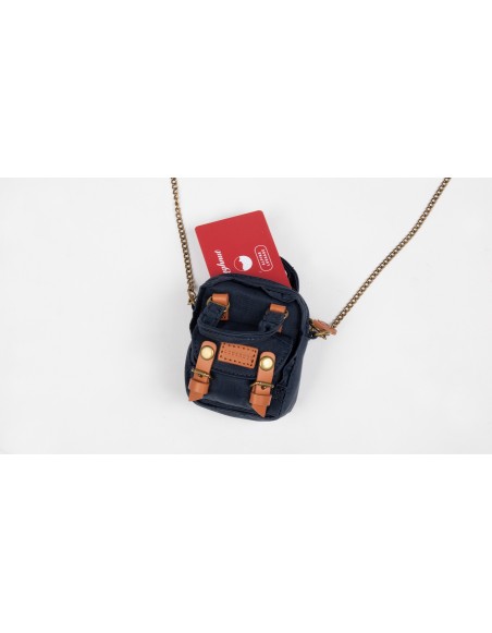 Torebka Doughnut Macaroon Petite Earth Tone Series Washed Denim 0,35L