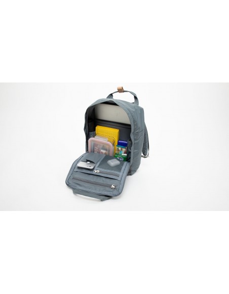 Plecak Doughnut Macaroon Jungle Series Light Grey x Navy 16L