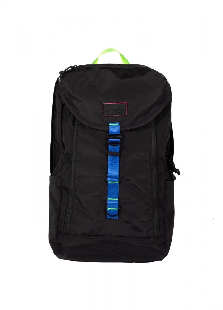 Plecak Doughnut Morris Glossy Blocking Series Black x Neon 16L