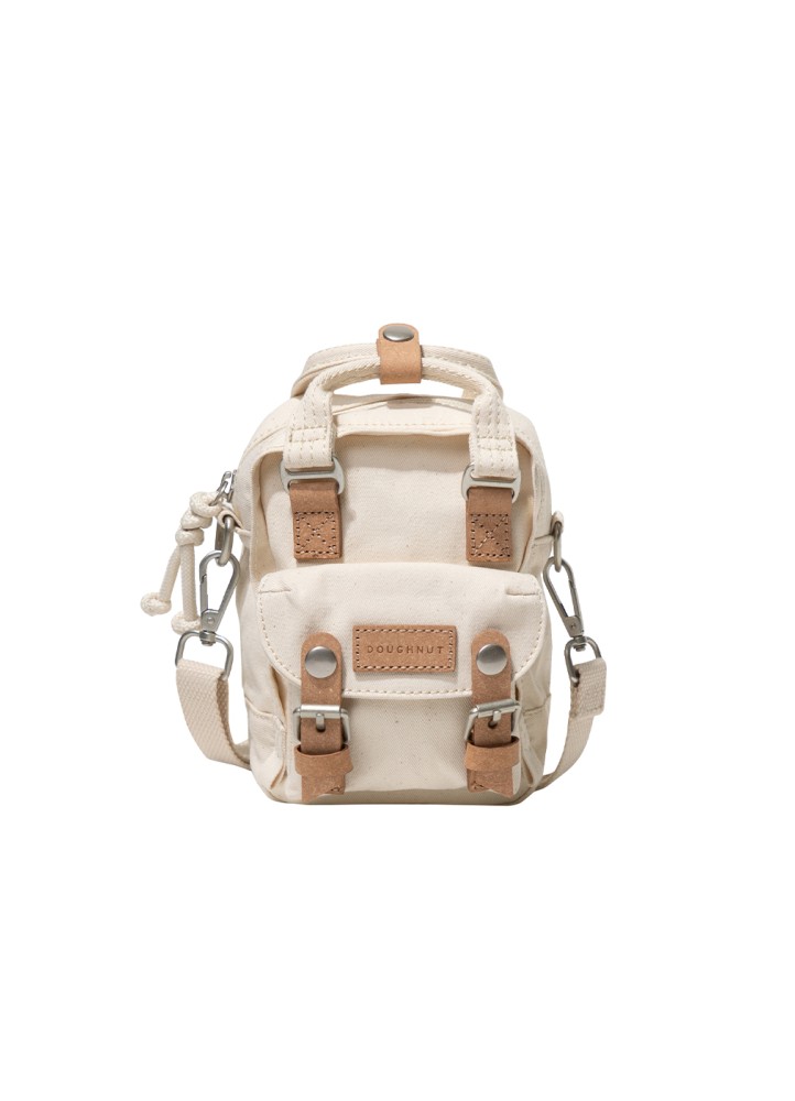 Torebka Doughnut Macaroon Tiny Organic Cotton Series Beige 1L