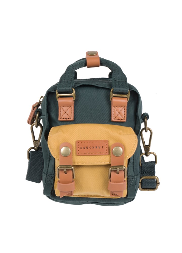 Torebka Doughnut Macaroon Tiny Slate Green x Yellow 1L