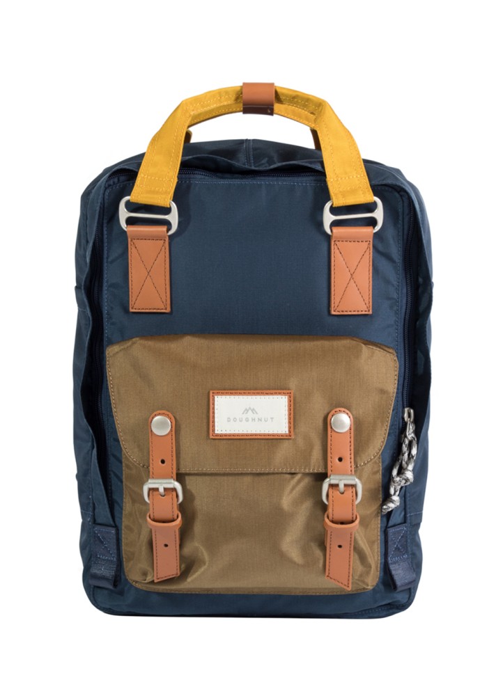 Plecak Doughnut Macaroon Glossy Blocking Series Navy x Khaki 16L