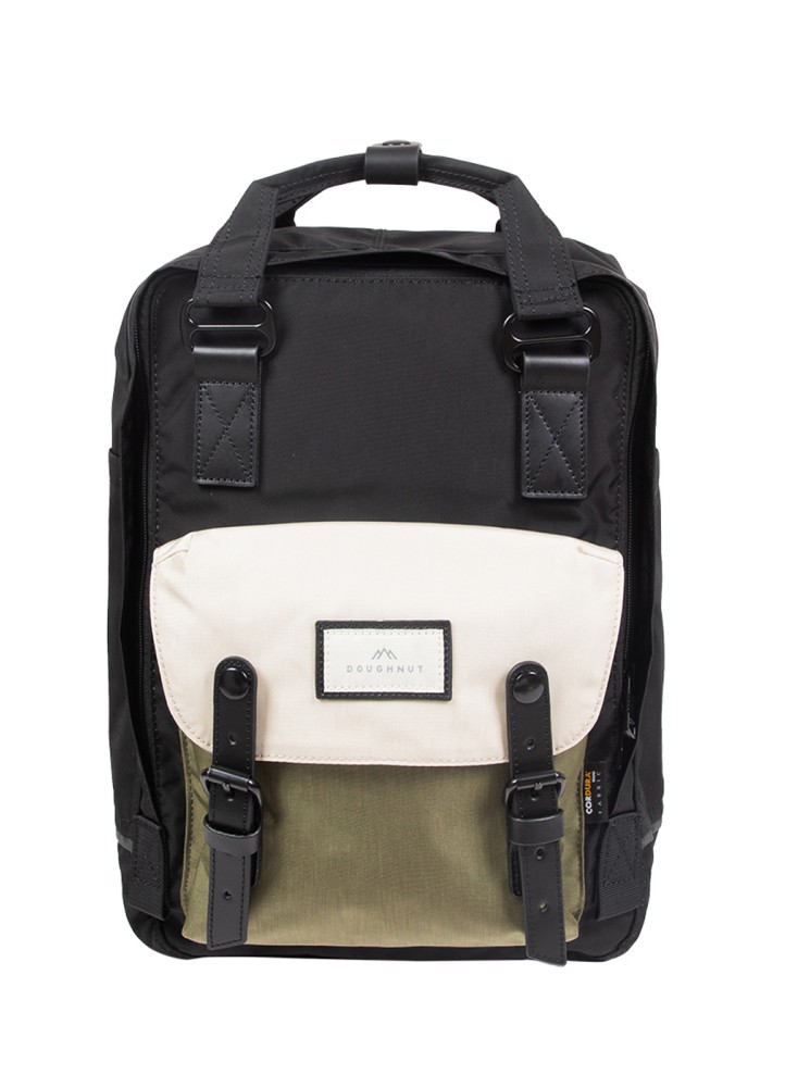 Plecak Doughnut Macaroon Jumanji Series Black x Slate Green 16L