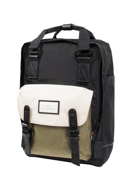 Plecak Doughnut Macaroon Jumanji Series Black x Slate Green 16L