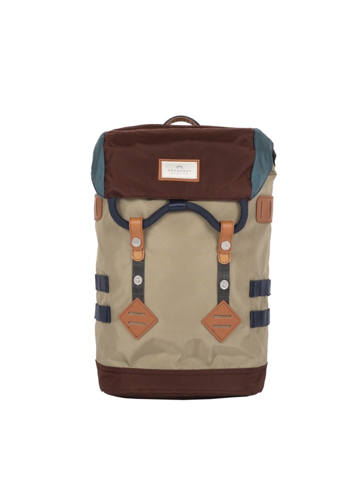 Plecak Doughnut Colorado Small Glossy Blocking Series Beige x Maroon 15L