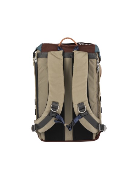 Plecak Doughnut Colorado Small Glossy Blocking Series Beige x Maroon 15L