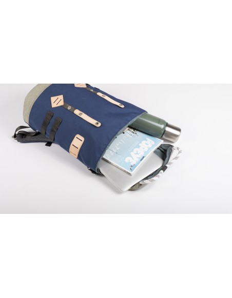 Plecak Doughnut Colorado Small Glossy Blocking Series Beige x Maroon 15L